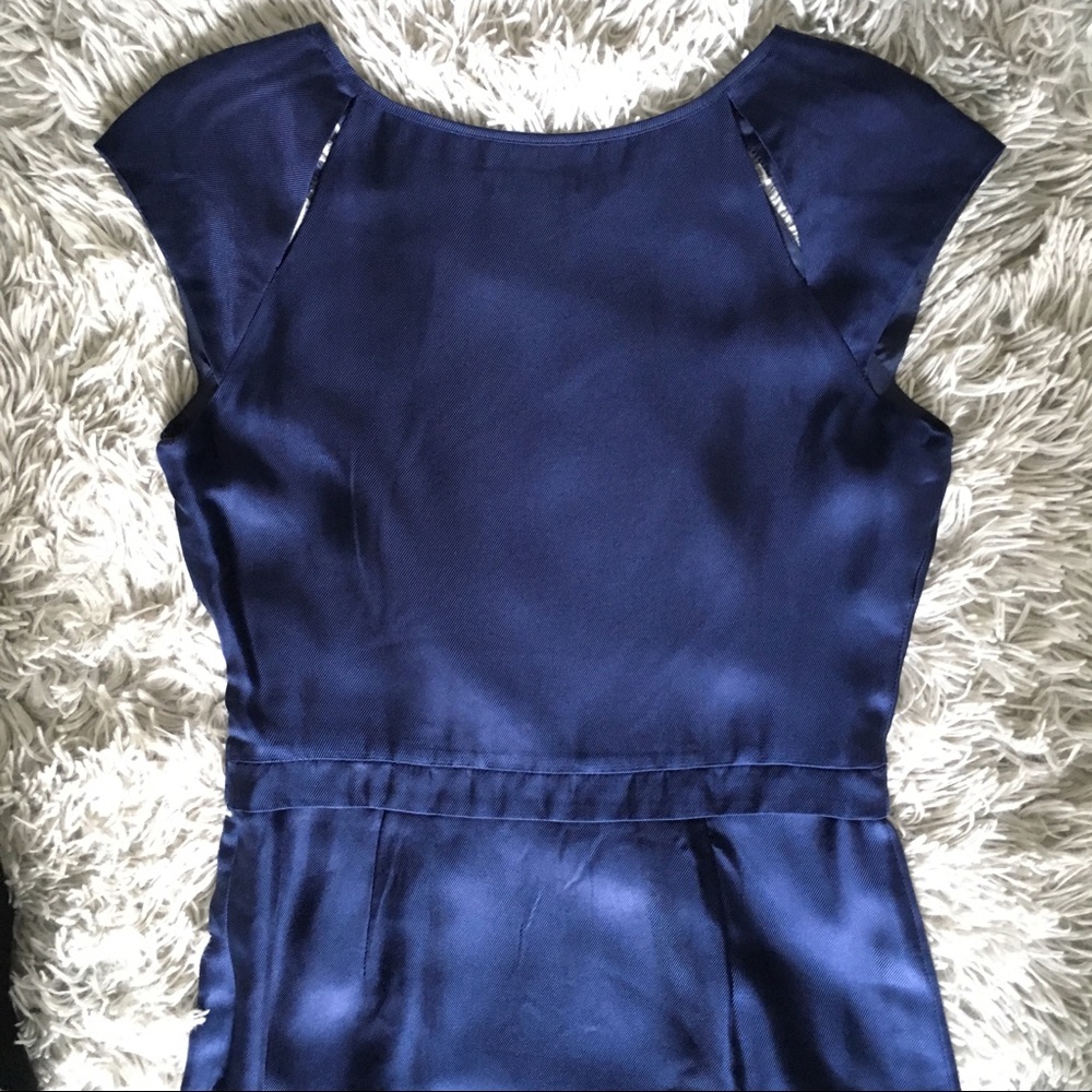 🔥3/$12 Tocca Blue Silk dress Size 4